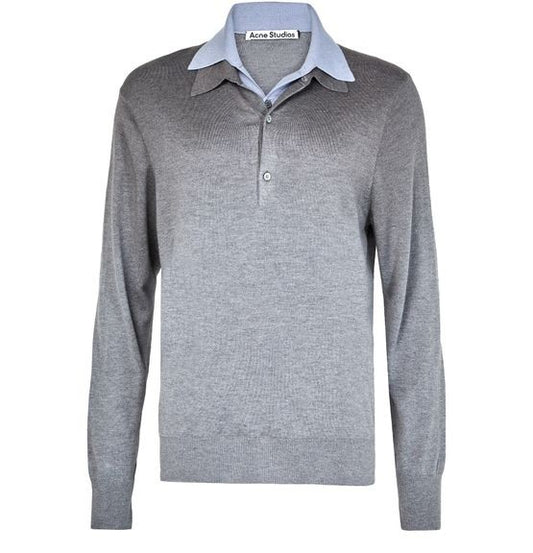 ACNE Polo-shirt collar sweater - Image 1