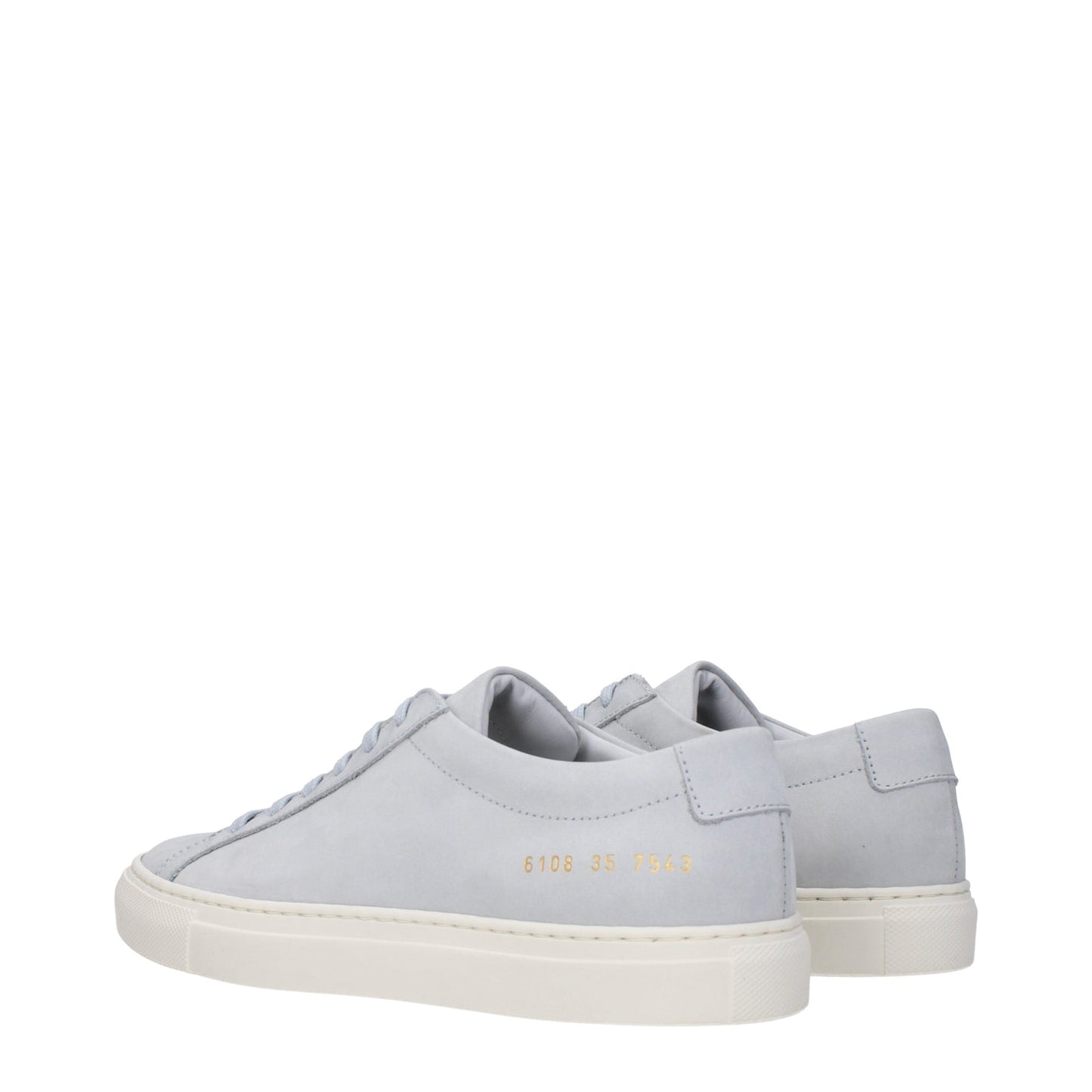 Common Projects 一般的なプロジェクトスニーカー女性スエードグレー/シュガーペーパー - Image 1