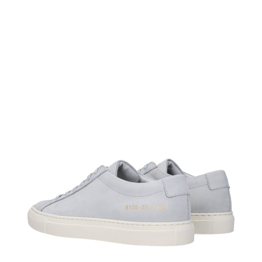 Common Projects 一般的なプロジェクトスニーカー女性スエードグレー/シュガーペーパー - Image 1