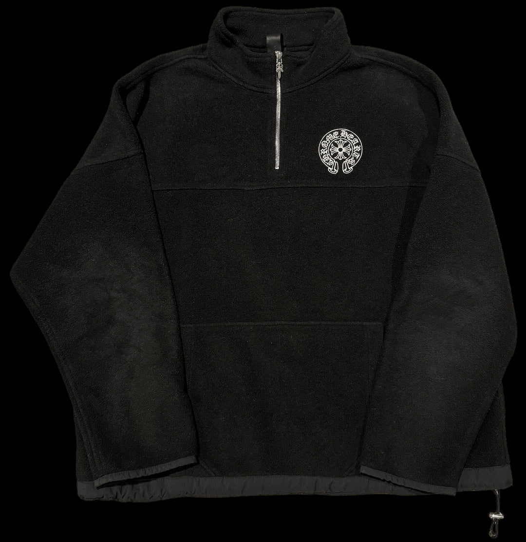 CHROME HEARTS 'QUARTER ZIP HORSE FLEECE' JACKET