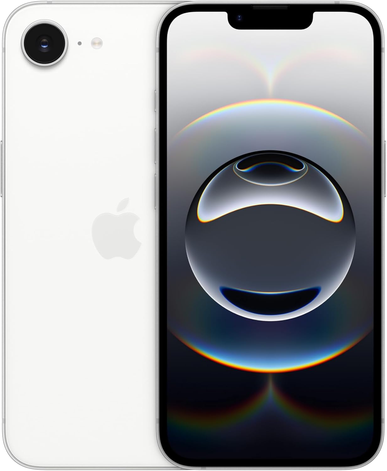 Refurbished Apple iPhone 16e, 128 GB, White, SIM-Free, 5G Compatible