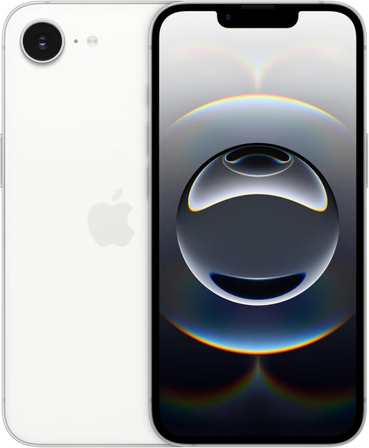Refurbished Apple iPhone 16e, 128 GB, White, SIM-Free, 5G Compatible