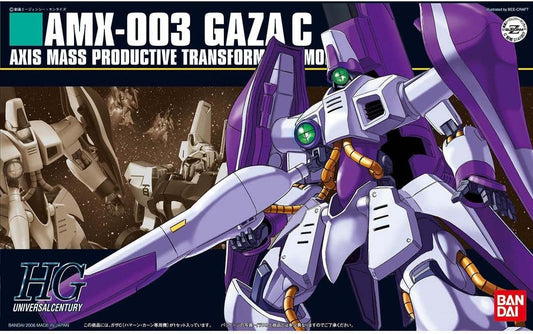 HGUC Mobile Suit Z Gundam AMX-003 Gaza C Haman Khan Dedicated Machine, 1/144 Scale, Color Coded Plastic Model