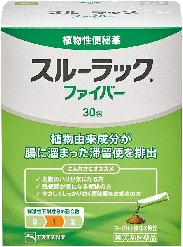 【指定第2類医薬品】スルーラックファイバー 30包