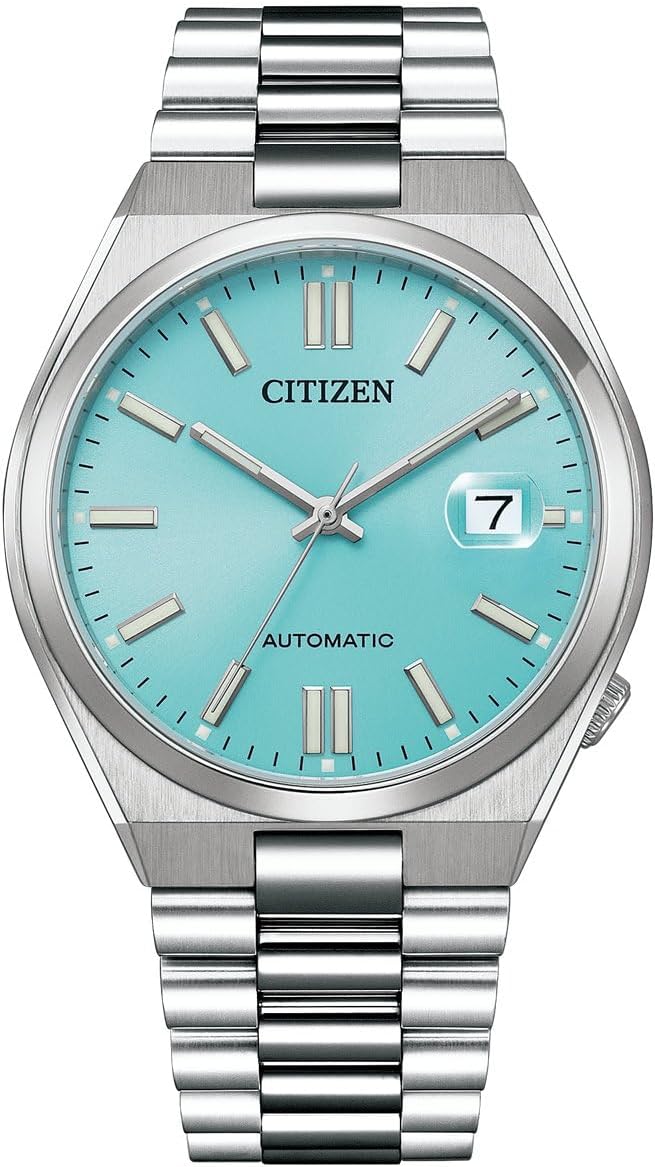 Citizen Collection Mechanical Automatic Wristwatch, Men's, Women's, Analog, blue (light), 1 piece, Bracelet Type