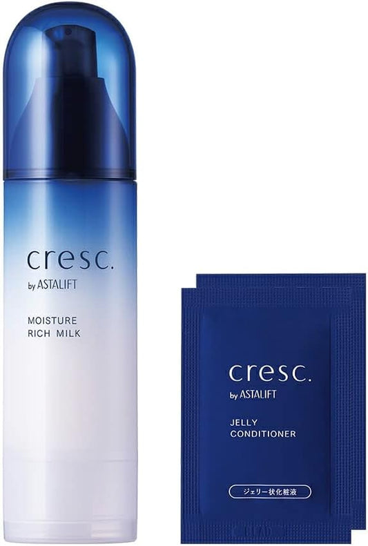 Cresque by Astalift Moisture, Rich Milk, Creamy Lotion, Sensitive Skin Care, Dry Skin Care, 1.9 oz (55 g), Approx. 2 Months Supply (Official Store Gift Included)