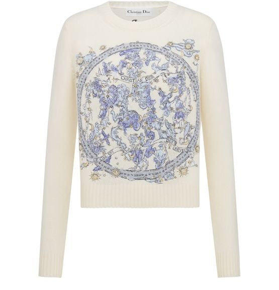 DIOR Embroidered Sweater - Image 1