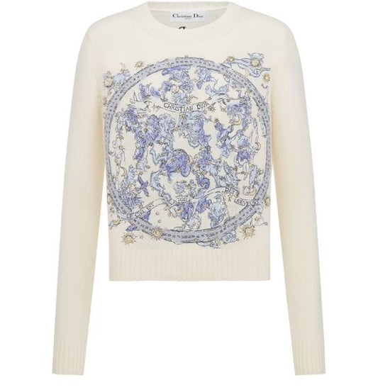 DIOR Embroidered Sweater - Image 1