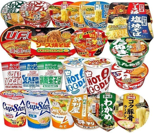 Popular Cup Noodles, 12 Types, Assorted, Set of 12