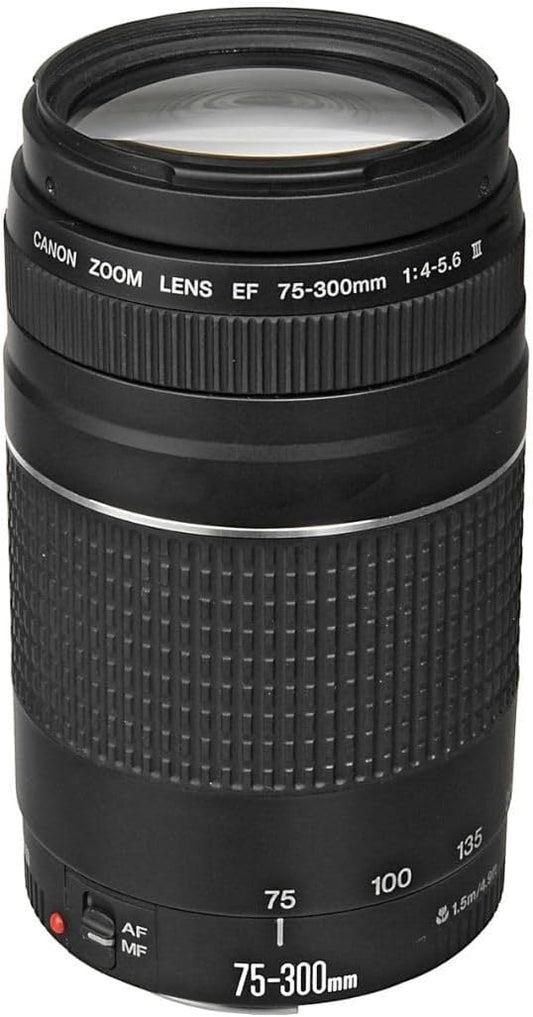 Canon EF 75 – 300 mm f / 4 – 5.6 III望遠ズームレンズfor Canon SLRカメラ、6473 a003 (認定Refurbished )