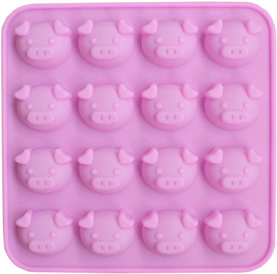 Silicone Molds Pig 16 Pcs Chocolate Baked Goods