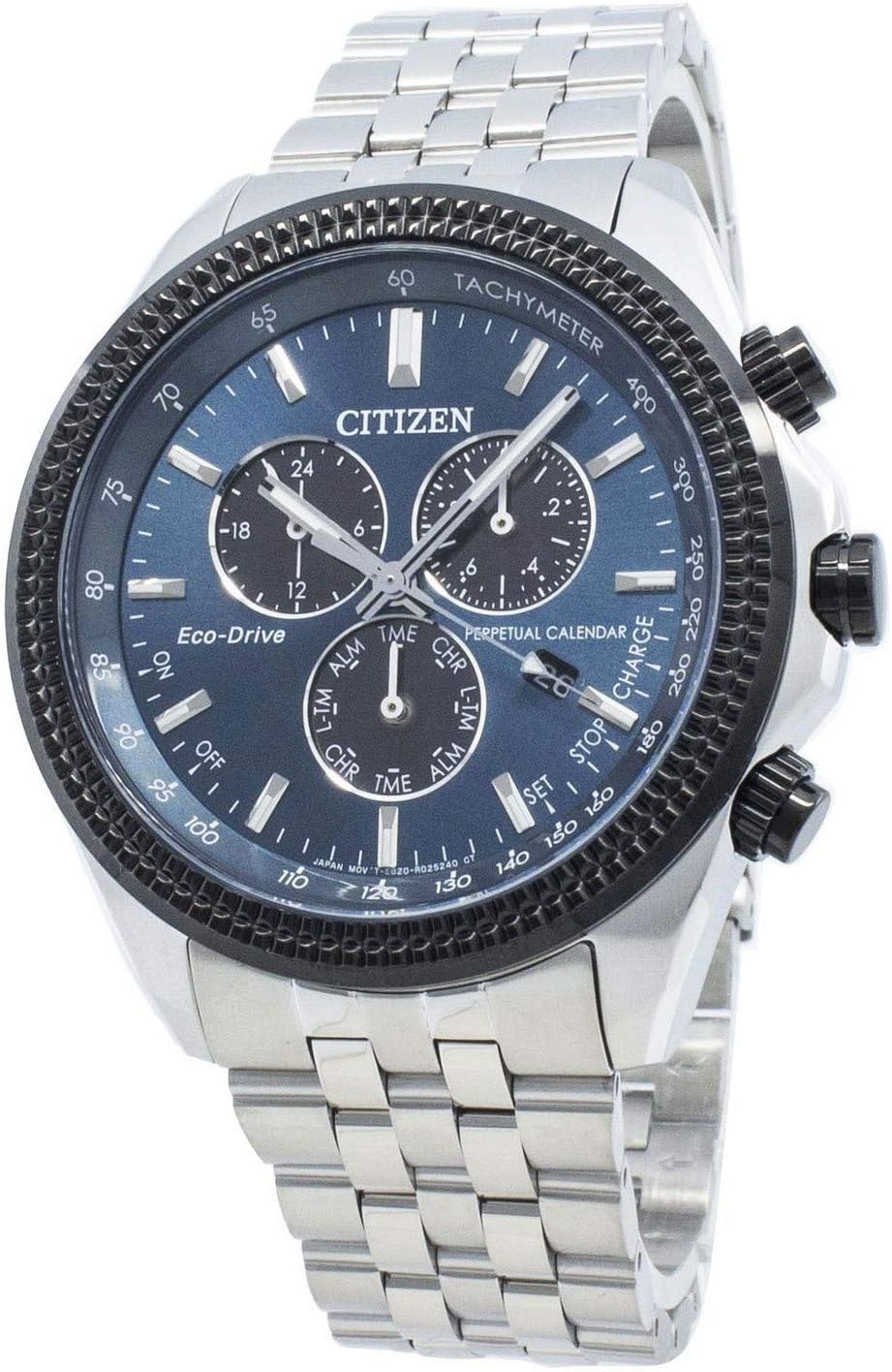 Citizen BL5568-54L ECO-DRIVE Wristwatch, Eco-Drive, Perpetual Calendar, Chronograph, Bracelet Type