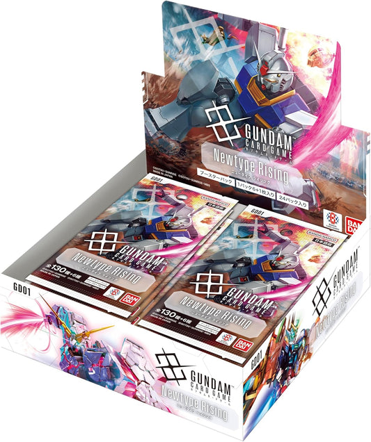 Bandai (BANDAI) Gundam Card Game Booster Pack Newtype Rising【GD01】 (BOX) 24 Packs Included