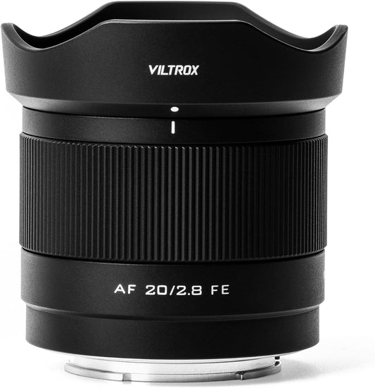 VILTROX AF 20mm F2.8 FE Lens Sony E-Mount Wide Angle Lens Full Size Lens for Sony A7CR A7CII A7C A7 IV III A7RV A7SIII A9III A6700 A6600 A6400 ZV-E10 II etc Mirrorless Cameras