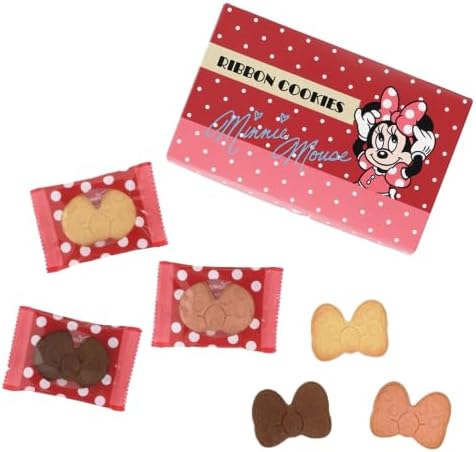 (Tokyo Disney Resort Exclusive) Minnie Cookie RIBBON COOKIES (Butter, Chocolate, Raspberry), TDR Popular, Souvenir, Present, Disney Goods (1 Piece)