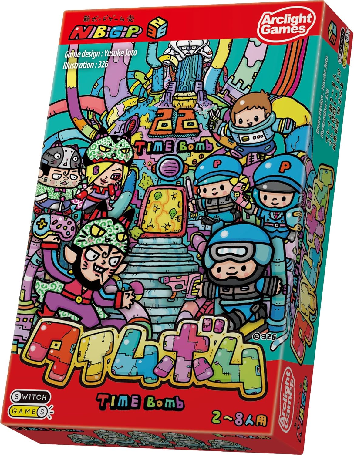 Arclight Time Bomb (2-8 Players, 1-30 Minutes, For Ages 10 and Up) Board Game