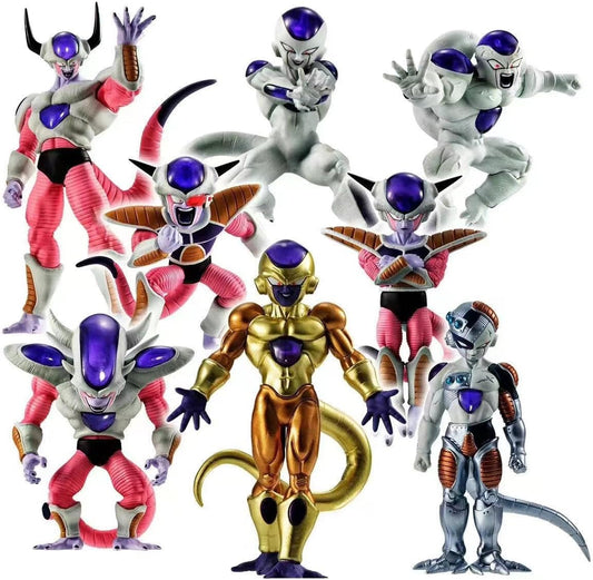 ドラゴンボールZ フリーザ フィギュア 8体セット, 第一形態～ゴールデンフリーザ, 高さ53-123mm [並行輸入品]