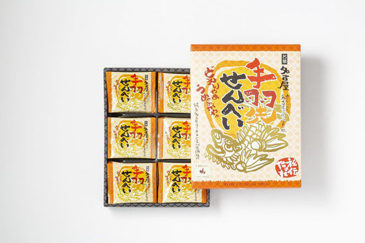 Nagoya Hand Tip Soup Tins, Pure Nagoya Coatin, Sweet Spicy Sauce Flavor, Crispy Thin Grill, Pack of 30, Local Souvenirs