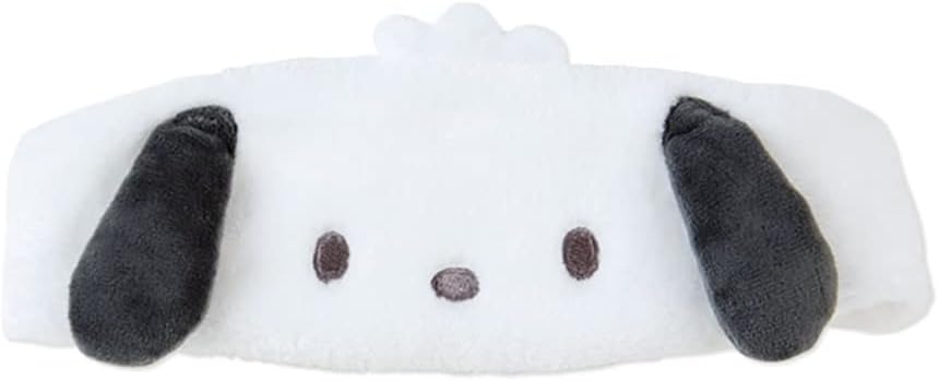 Sanrio 986208 Sanrio Pochacco Headband, White, Character Hair Turban/Hair Band, Facial Cleansing & Makeup, One Size Fits Most, For Girls