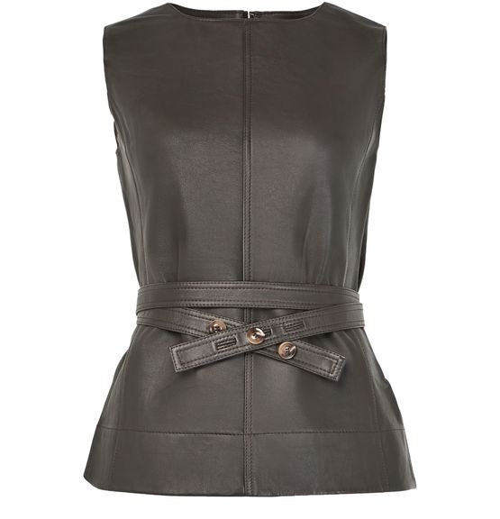 SOEUR Chance leather top - Image 1