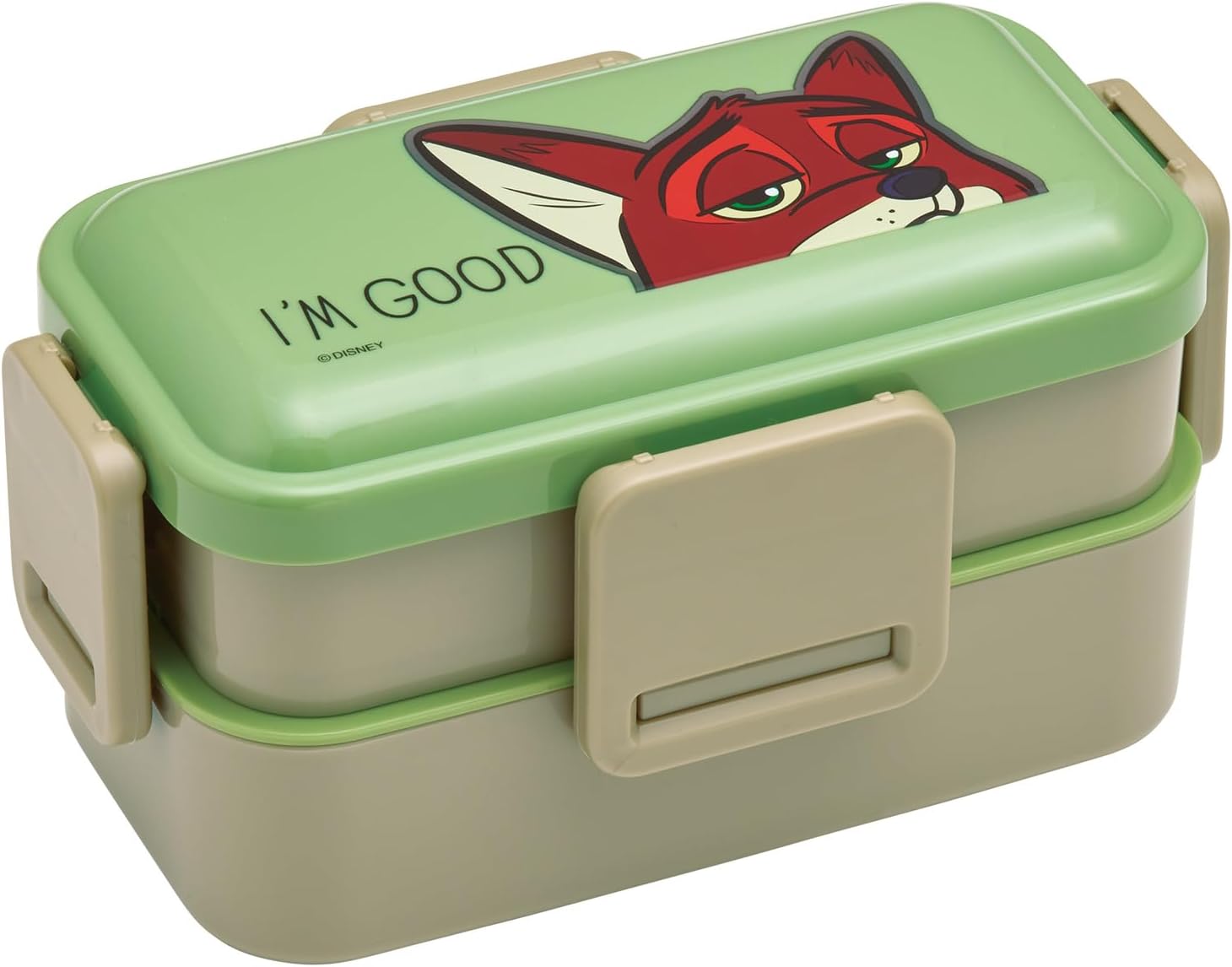 Skater PFLW4AG-A 2-Tier Lunch Box, 20.3 fl oz (600 ml), Women's, Made in Japan, Fluffy Dome Lid, Lunch Box, Dishwasher Safe, Microwave Safe, Disney Zootopia Nick