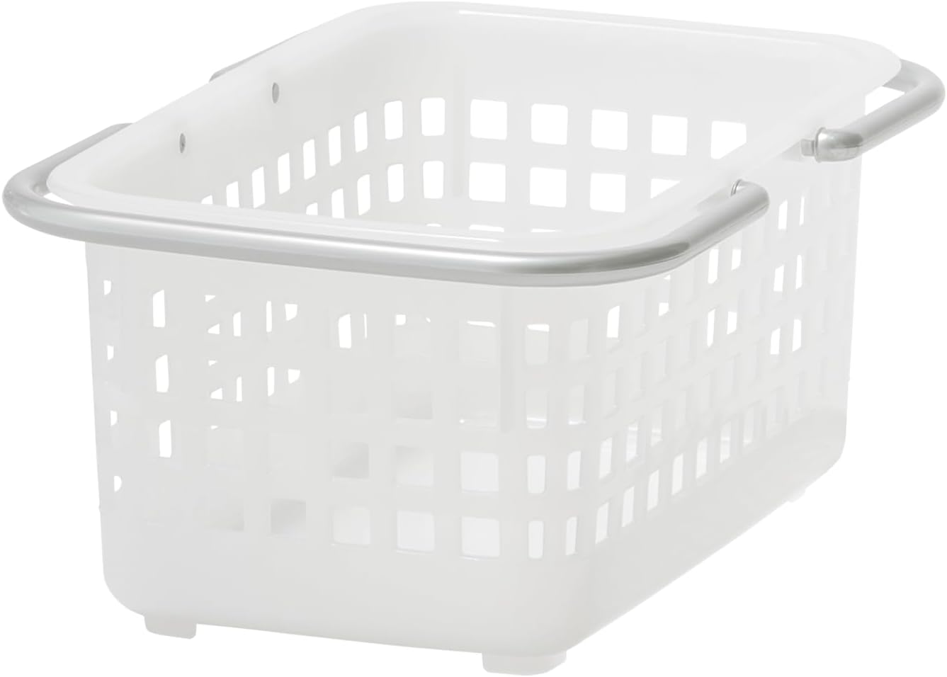 LIKE-IT SCB-2 Laundry Basket with Handle, Mini Basket, Approx. Width 8.1 x Depth 12.1 inches (30.6 cm), Height 5.3 inches (13.6 cm), Natural, Made in Japan