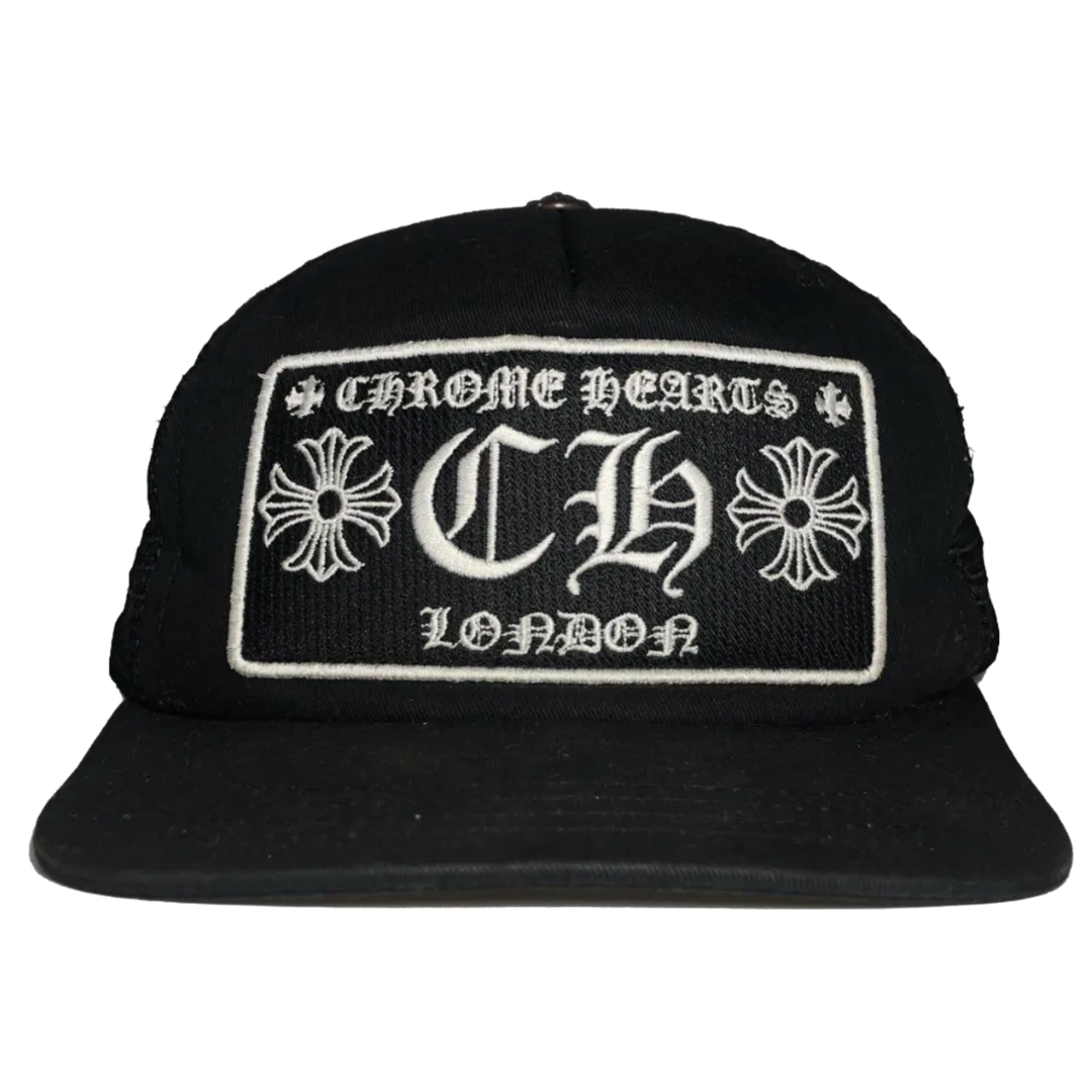 CHROME HEARTS 'LONDON' TRUCKER HAT