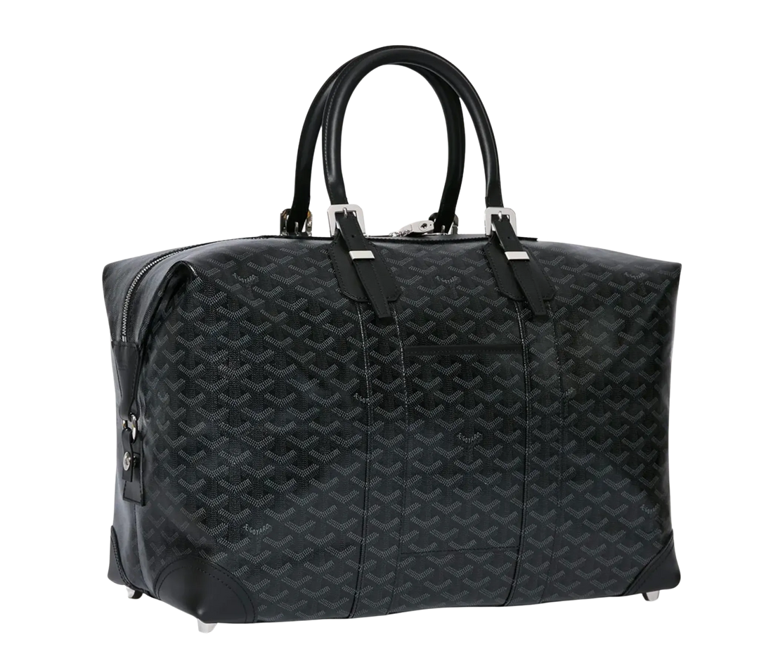 GOYARD 'JET BLACK' BOWLING 45 DUFFLE BAG