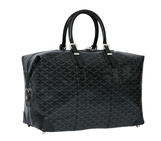 GOYARD 'JET BLACK' BOWLING 45 DUFFLE BAG