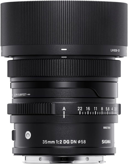 SIGMA Sony E-Mount Lens 35mm F2 DG DN Monofocal Wide Angle Full Size Contemporary Mirrorless Only