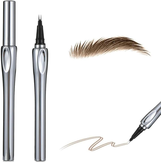 [ TIKTOK POPULAR Eyebrow] Waterproof Bifurcal Eyebrow Pencil | Long Lasting Waterproof and Sweatproof | Natural Eyebrow Finish | Easy to Draw| Permanent Eyebrow | 3 Colors | Eyebrow Black Technology