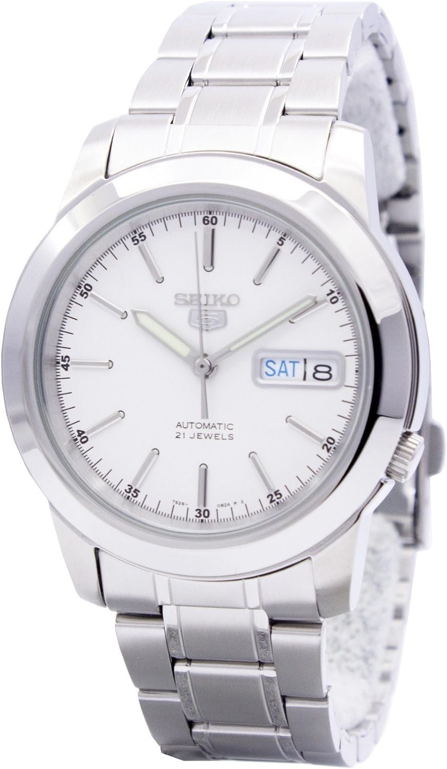 Seiko SNKE49K1 Men's Wristwatch, 5 Automatic 21 Jewels, Bracelet Type