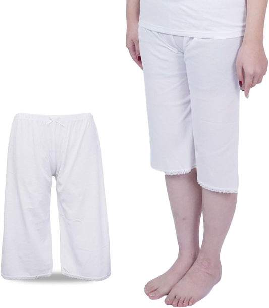 Amemari Kimono Hem, Suteko Underwear, 3/4 Length Pants, Mesh, Toray Functional Yarn, Cool, Yukata, Kimono, Summer, Recommended for All Year, Bottom, Hem, Underwear, Elastic Waist, Smooth Beauty