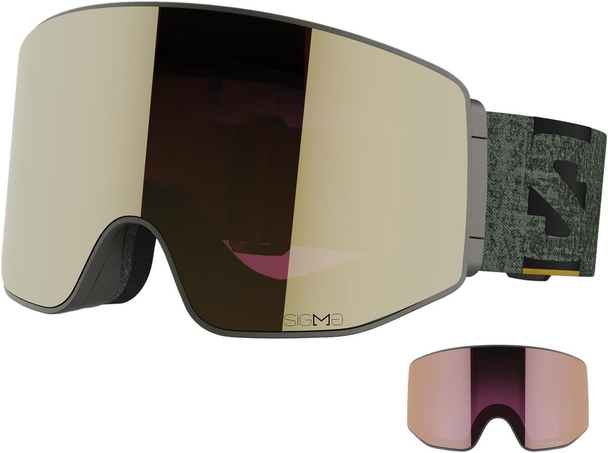 Salomon SENTRY PRIME SIGMA +1LENS Ski Snowboard Goggles, 2024-25 Model, Unisex