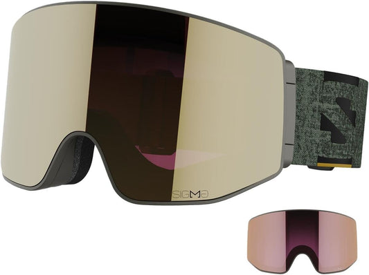 Salomon SENTRY PRIME SIGMA +1LENS Ski Snowboard Goggles, 2024-25 Model, Unisex