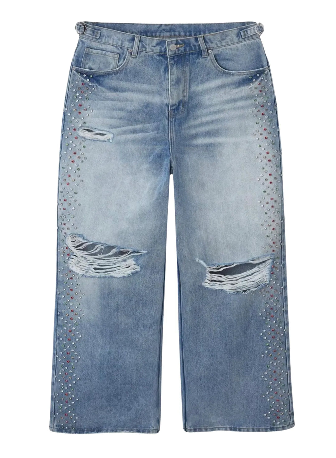 HAPPY MEMORIES DON'T DIE HMDD 'CRYSTAL H-STAR' JEANS
