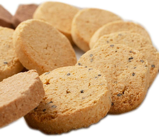 Bake de nature Soy Milk and Okara Cookies, Gluten Free, Diet, 5 Types, 2.2 lbs (1 kg), Individual Packaging, Approx. 130 Cookies, Assorted, Low Sugar, Low Calorie Snacks, Sweets