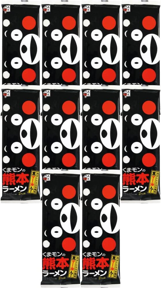 Itsuki Foods Kumamon Kumamoto Ramen, 6.2 oz (176 g) x 10 Packs