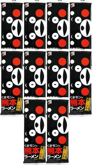 Itsuki Foods Kumamon Kumamoto Ramen, 6.2 oz (176 g) x 10 Packs