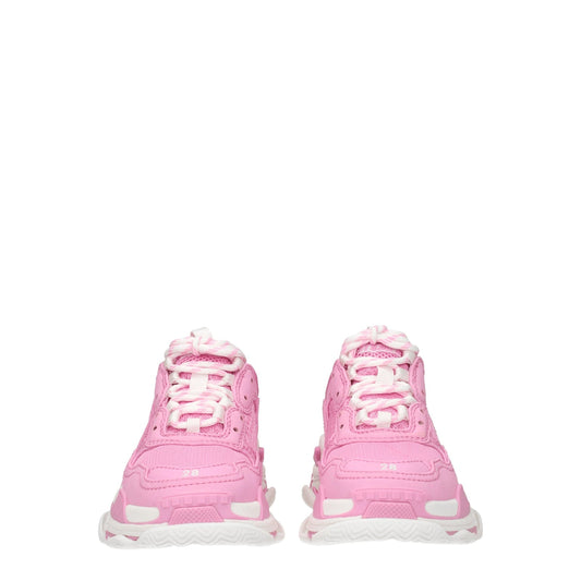 Balenciaga バレンシアガギフトのアイデア女性s スニーカーキッズファブリックピンク/白 - Image 1