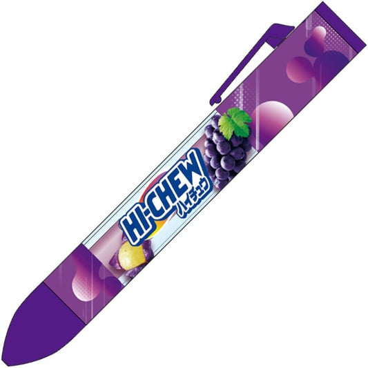 funbox 43820401 Oil-based Ballpoint Pen, Snacks, Saku Ballpoint Pen, Haichu, Grape 2