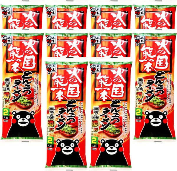 Itsuki Foods Hinokuni Kumamoto Tonkotsu Ramen 250g x 10 pieces