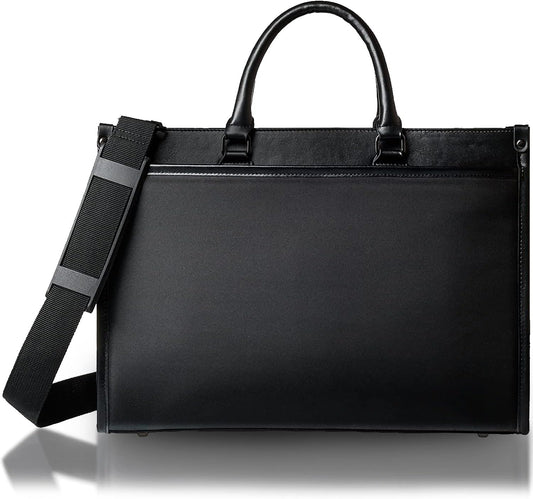 Grevio Men's Business Bag, Large Capacity, Water Repellent, Freestanding, Business Trip, Job Hunting Bag, Recruit Bag, A4, Black, Navy, Navy Blue