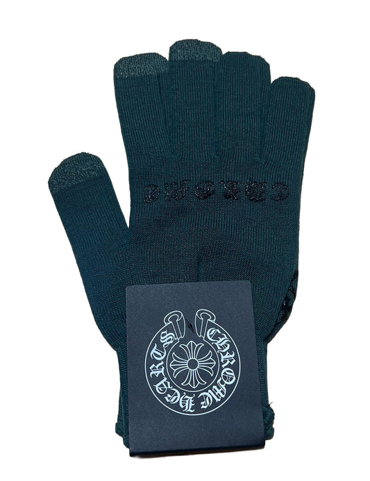 CHROME HEARTS 'GREEN' WORK GLOVES