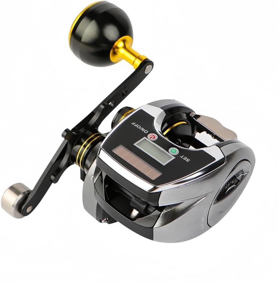 Electric Fishing Reel, Digital Display, Waterproof, Extension Arm, Suitable for Sea Fishing Reel, Deep Sea Fishing, Lake, River, Reservoir etc