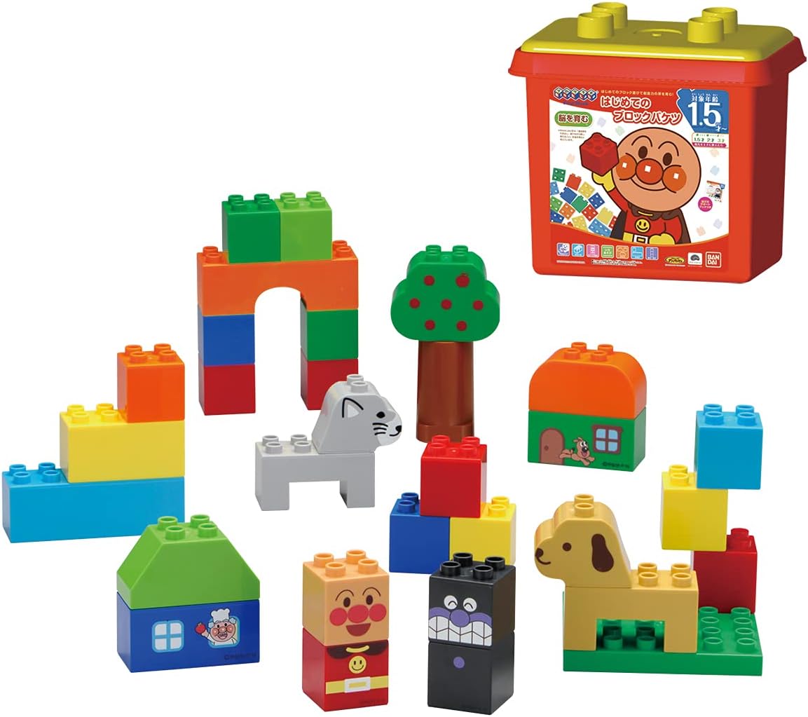Block bucket for the first time BlockLabo block lab Anpanman (japan import)
