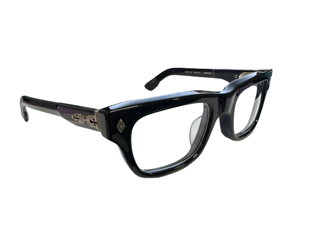 CHROME HEARTS 'CRYPDIC' BLACK GLASSES