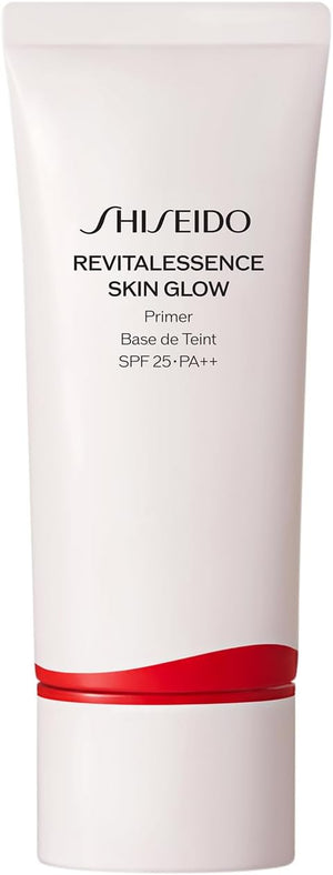 Shiseido Makeup Essence Skin Glow Primer 30g SPF25 PA++ | Makeup Base | Liquid | Fragrance-Free | Shine, Moisturizing, Pore Coverage | Shiseido