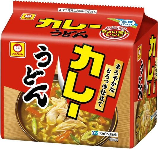 Maru-chan Curry Udon Noodles, Sweet 5 Servings