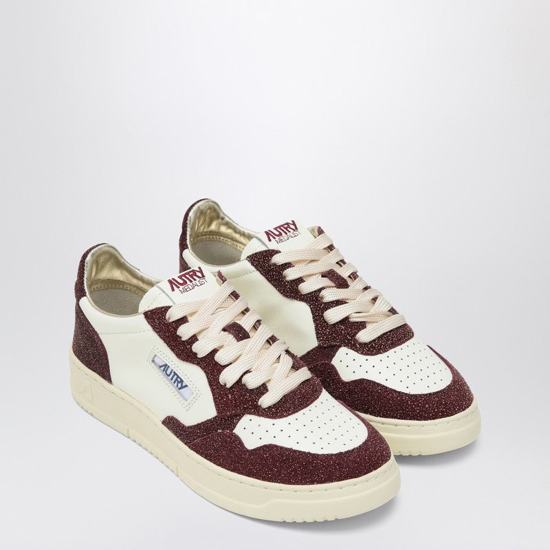 Autry Sneaker Medalist Marshmallow/Amarone With Glitter - Image 1